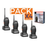 X4 Radio Transmisor Walkie Talkie Bf-888s Baofeng Woki Toki