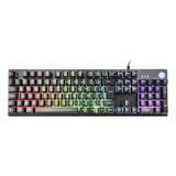 Teclado Gamer Hp K500f Preto, Membrana, Led, Abnt2