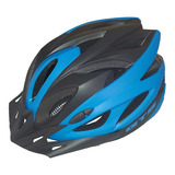 Capacete De Ciclismo Com Viseira E Vista Light Acoplado Cor Azul Tamanho G