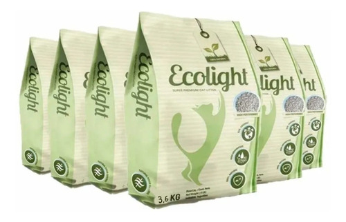 Piedras Sanitarias Absorsol Ecolight Pack 6 Unidades X 3,6 Kg C/u (21,6 Kg Totales) X 21.6kg De Peso Neto