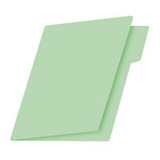 Folder Carta Paquete De 100pzas Color Verde Pastel