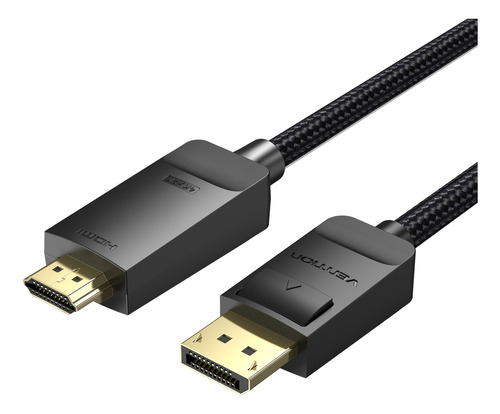 Cable Displayport Dp A Hdmi 4k 60hz Trenzado 3m Vention