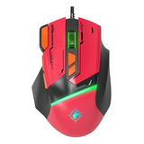 Mouse Gamer Zeus Led 8 Teclas Rudo En Video Juegos  