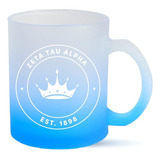 Taza Sorority Shop Zeta Tau Alpha, Taza De Vidrio Degradado 