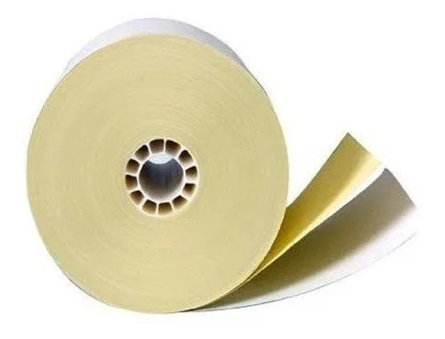Papel Pcm Autocopia Rollo 76x70 C/50 - Ba7670 /v Color Blanco/amarillo
