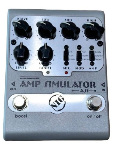 Pedal Nig As1 Amp Simulator - Melhor Preço Br
