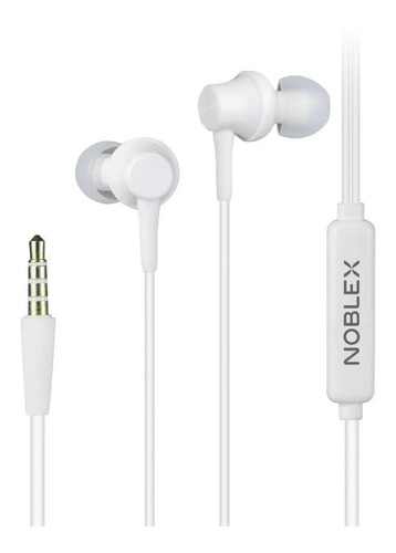 Auriculares In Ear Noblex Hp05w Blanco Con Micrófono Donidea