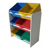 Organizador Infantil Porta Brinquedos Colorido Montessoriano