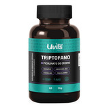 Triptofano 5htp Serotonina + Picolinato Cromo 60 Cáps Uvits Sem Sabor