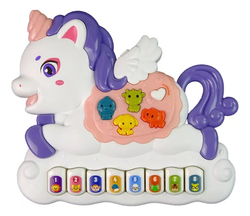 Teclado Musical Piano Infantil Interativo Brinquedo Bebe