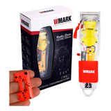 Maquina De Cabelo Transparente Wmark Ng108 + Lamina Neon 108