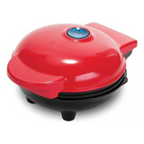 Mini Plancha Electrica Plana Ligera Practica Huevo Hot Cakes Color Rojo