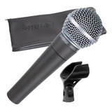 Microfone Shure Sm58 Lc Vocal Cardióide Profissional
