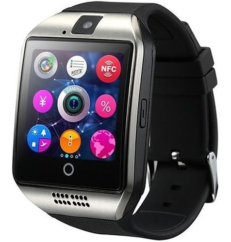 Relógio Celular Smartwatch Bluetooth Q18 Galaxy J4 J5 J6 J7