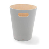 , Woodrow Gris, Cesto De Basura De Madera Moderno De 2 ...