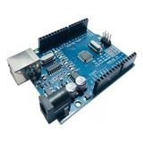 Placa Arduino Uno Smd Atmega 328p Azul Ch340