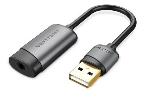 Adaptador Vention Tarjeta Sonido Externa 3,5 Usb  Pc-laptop