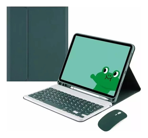 Funda+teclado Y Ratón Para Samsung Tab S6 Lite 10.4 Sm-p613