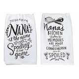 Primitives By Kathy Nana Towel Set - Nana Es El Nombre Estro