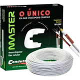 Cabo Coaxial Master Cftv 4mm + Bipolar Condutti Cx 100m