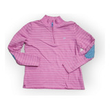 Sudadera Vineyard Vines De Mujer Talla Chica Rosa Rayada