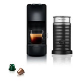 Cafetera Nespresso Essenza Mini Black Y Aeroccino A3kc30