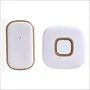 2 X Timbre Inalámbrico Blanco Casa Oficina Blanco