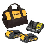  Dewalt 20v Max Kit Maletín Cargador Batería Pila De Taladro