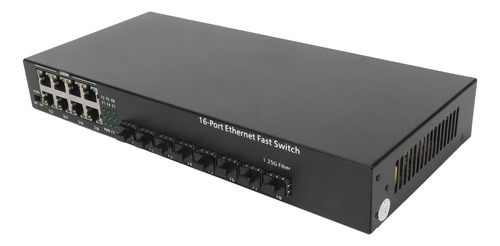 Red Ethernet Gigabit 16 Puertos Cat5e Cat6 10 100 1000m