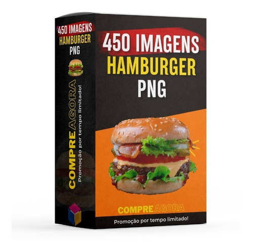 Pack De 450 Imagens De Hamburger Png + Bônus Exclusivos 