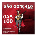 Jogo De Cordas 045 Contra Baixo 4 Cordas Média Sao Gonçalo