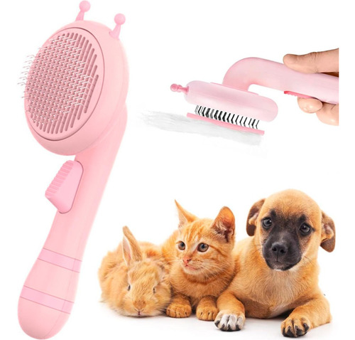 Cepillo Removedor Peine De Pelo Para Perros Gatos Mascotas 