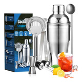 Cocktail Bar Set Kit 7 Piezas Utensilios De Bar Cocteleras 