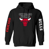 Sudadera Sport Modelo Chicago Bulls Estampado En Vinil