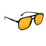 Anteojos De Sol Gafas Rusty Bruice Orange Blue Blocker