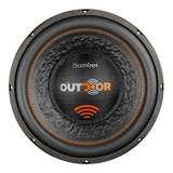 Subwoofer Bomber 12 Pol. Outdoor 1200w Rms 4 Ohms Cor Preto