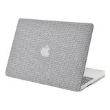 Funda Para Macbook Air 15 M2 2022 Diseño Tejido Gris