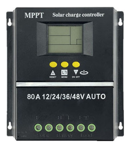 Controlador Solar Mppt De Tensão Automática Lcd