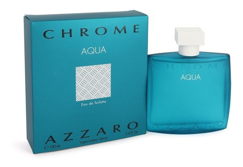 Perfume Azzaro Chrome Aqua Masculino 100ml Edt - Original