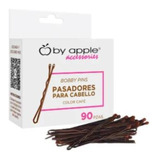 Pasador Para Cabello Punta De Goma By Apple 90 Piezas 