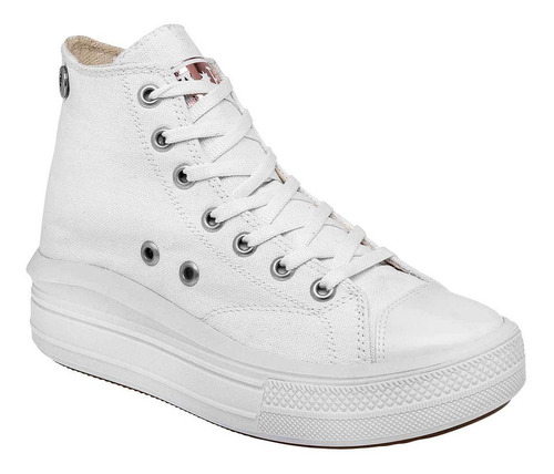 Tenis Mod 2476 Para Mujer American Polo Color Blanco