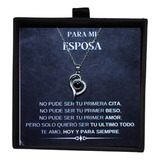 Collar Corazon Dije De Plata Te Amo 100 Idiomas Para Esposa