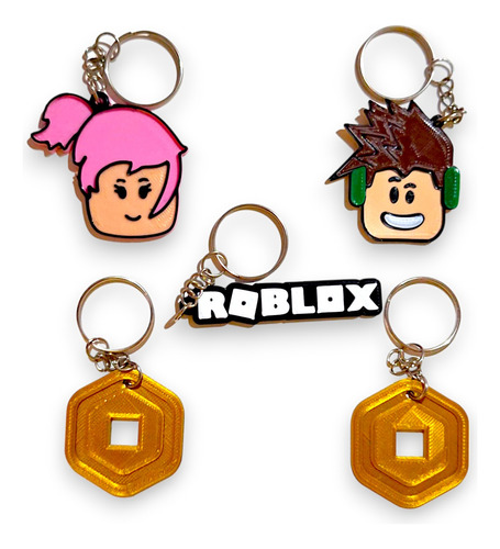 Roblox Llaveros X30 Robux Regalo Cumpleaños Souvenirs