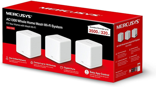 Roteador Mercusys Halo H30g (3-pack) Ac1300 Wi-fi Mesh Dual