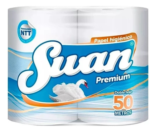 Papel Higiénico Swan Pack X 4 Rollos 50mts C/u