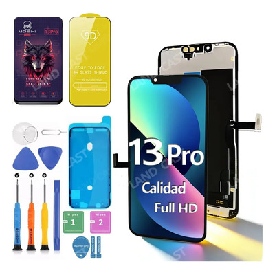 Conjunto de Pantalla Táctil Incell FHD ,Conjunto de pantalla para reemplazar la pantalla OLED XDR original del iPhone 13 Pro, Diseñada Por Land Cast,Fabricada Por JK,negro | Envío gratis