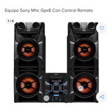 Sony Audio Mhcgpx8 3 Bandejas Usb 6 Parlantes Efectos Luces 