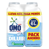 Pack Detergente Líquido 2 Botellas 500ml Rinden 6lt