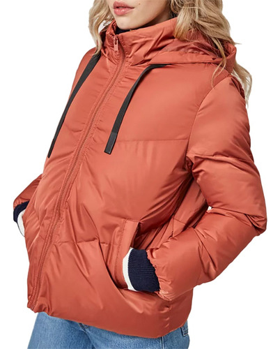 Campera Mujer Puffer Capucha Parka Inflable Abrigo Briganti