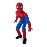 Spiderman Hombre Araña Disfraz Con Luz Original De Disney